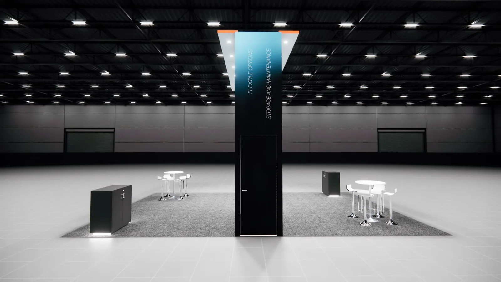 20x30 consumer products trade show exhibit rental in New Orleans — Primary view at the New Orleans convention district