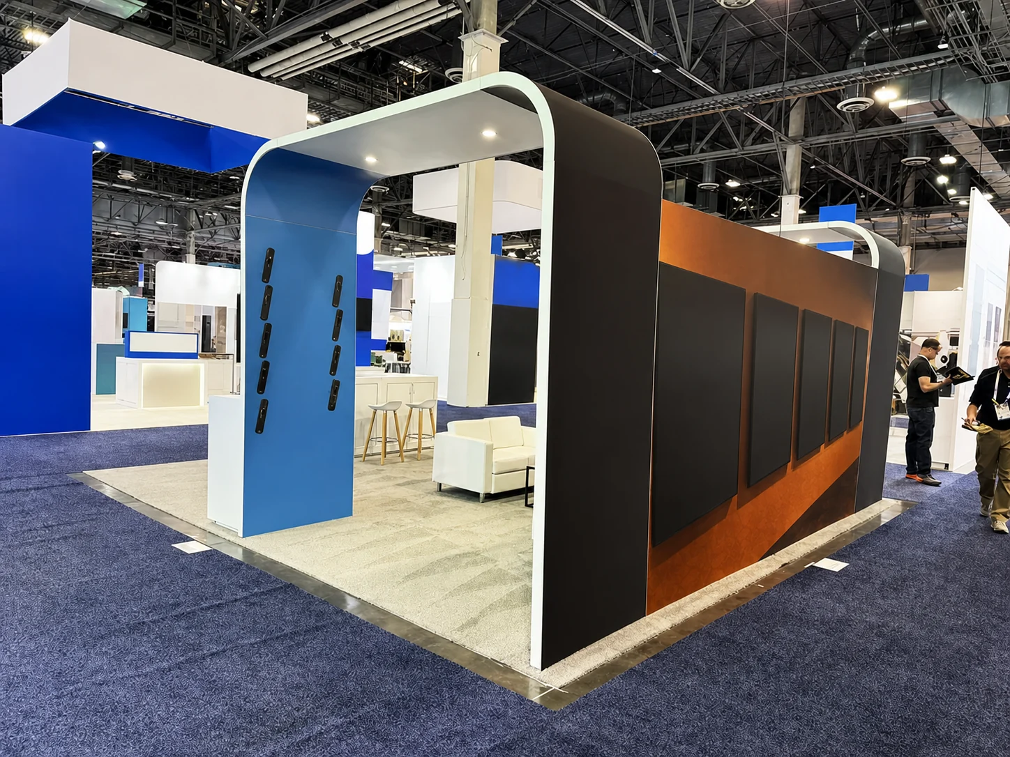 20x30 consumer products trade show exhibit rental in New Orleans — Primary view at the New Orleans convention district